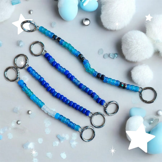 Blue Myself Clip Chain